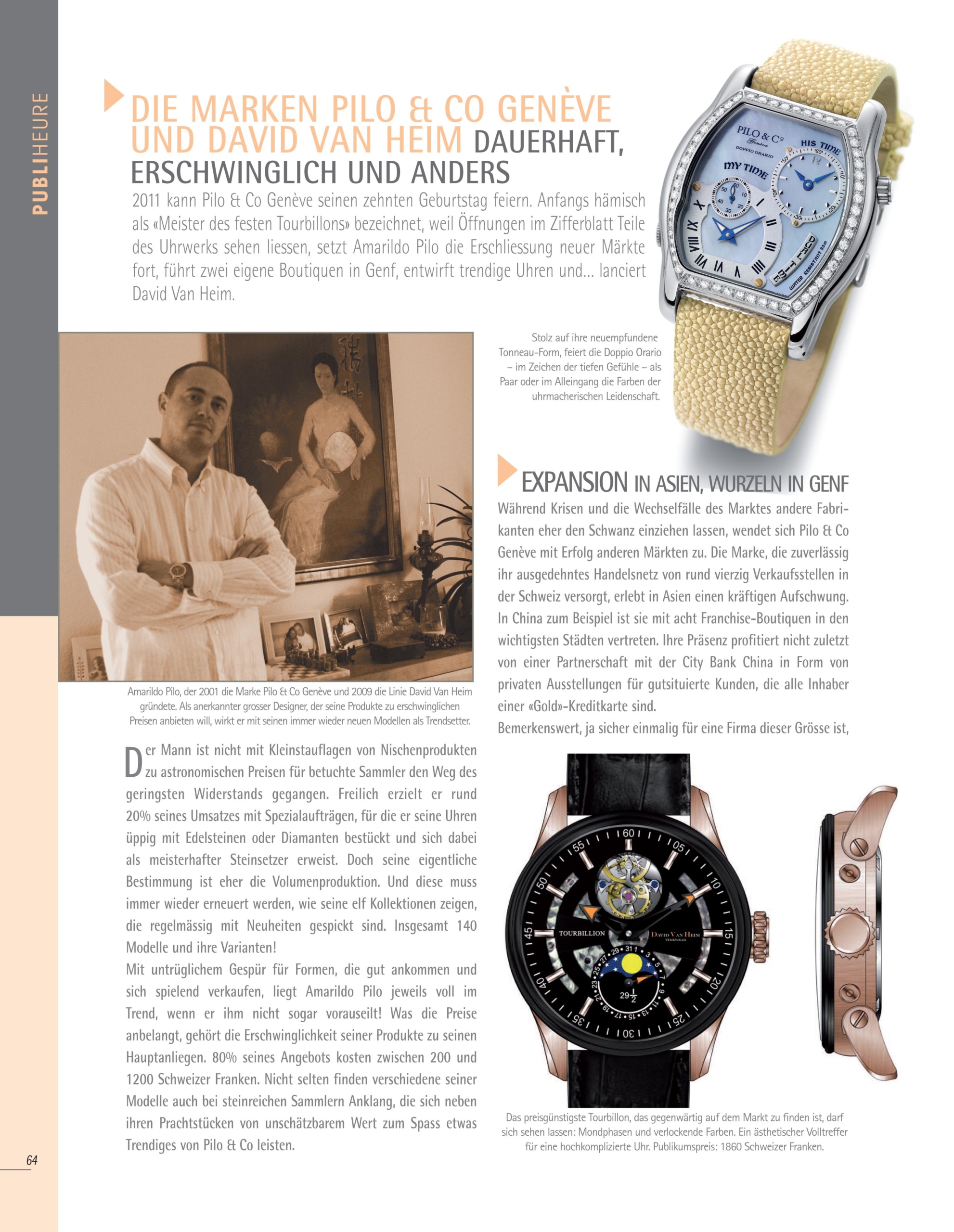 Tourbillon David Van Heim Watches and luxury brands featured article