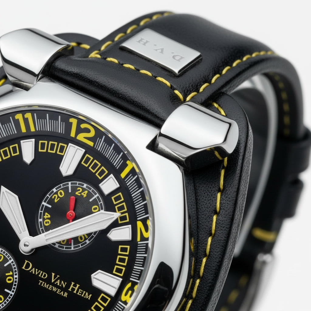 David Van Heim luxury watch — architectural timepiece detail Geneva