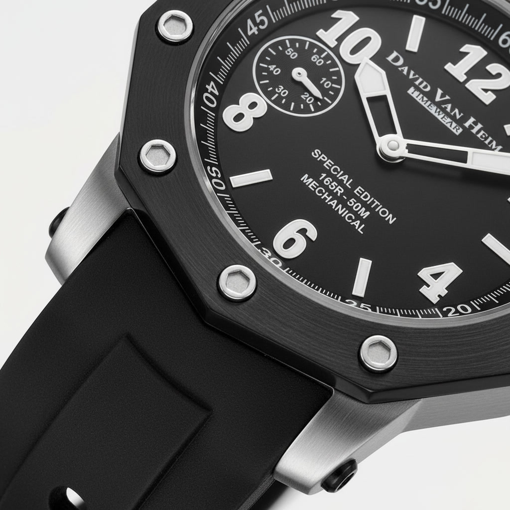David Van Heim luxury watch — architectural timepiece detail Geneva