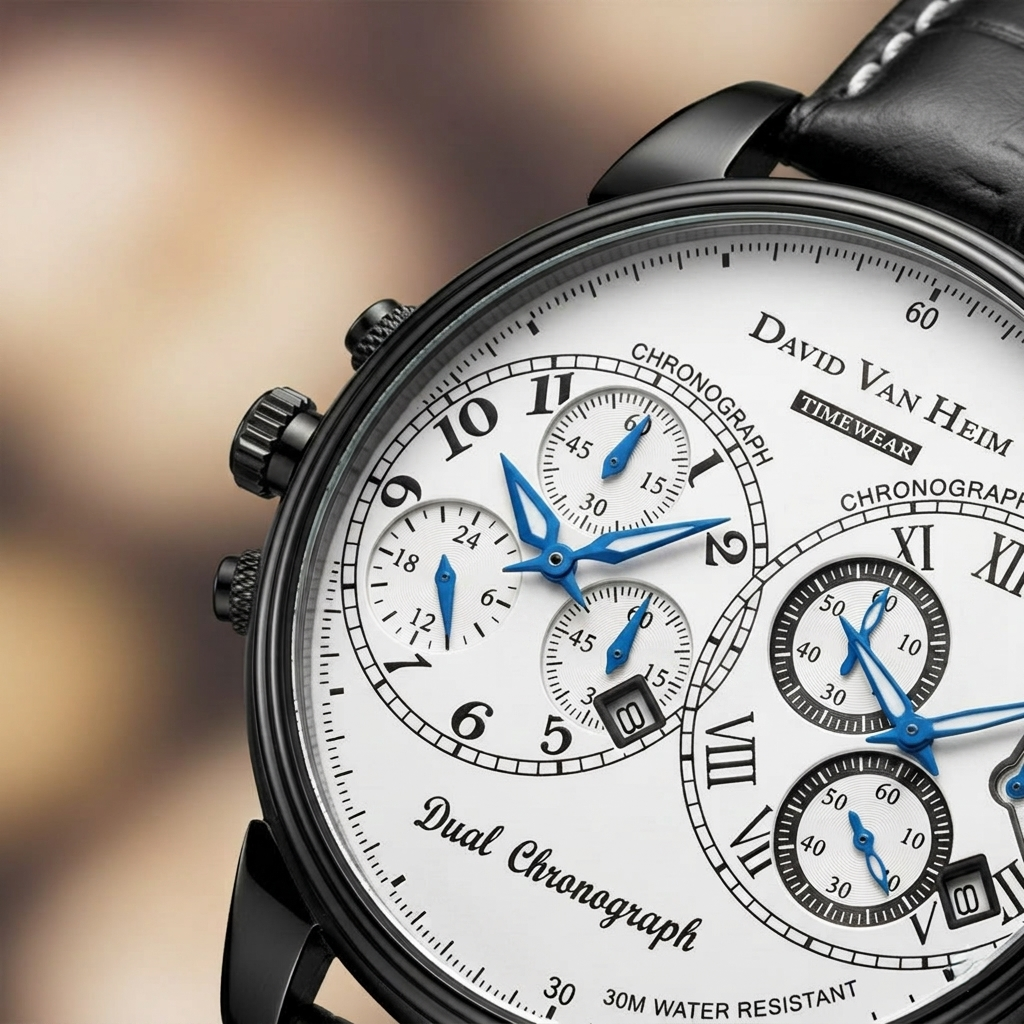 David Van Heim luxury watch — architectural timepiece detail Geneva