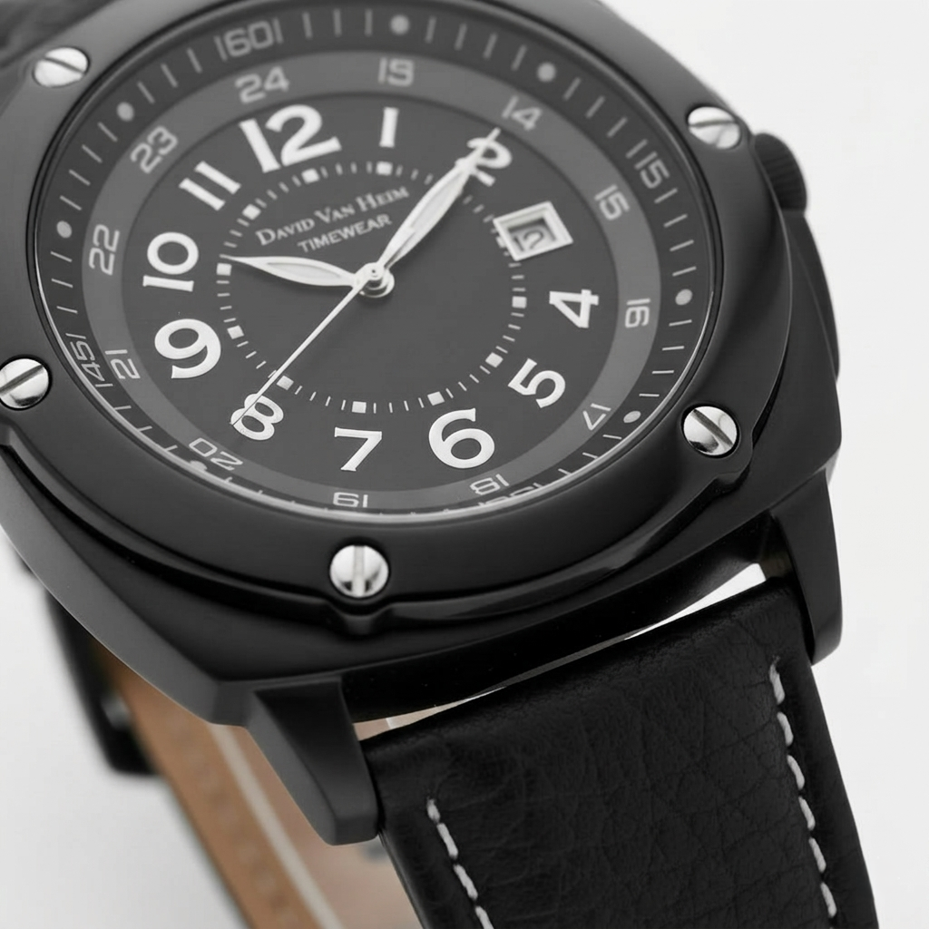 David Van Heim luxury watch — architectural timepiece detail Geneva