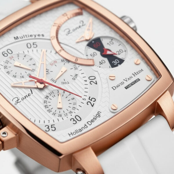 Hollander VH-23 | Swiss Dual Timezone Watch — David Van Heim
