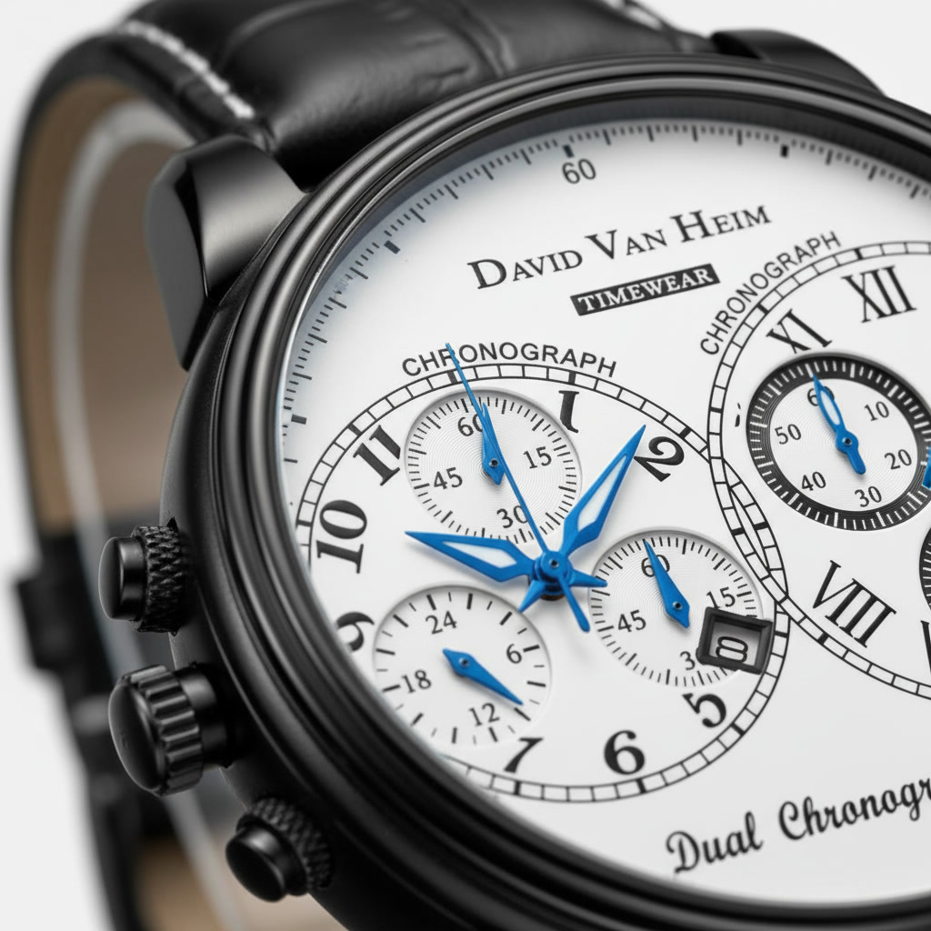 David Van Heim luxury watch — architectural timepiece detail Geneva