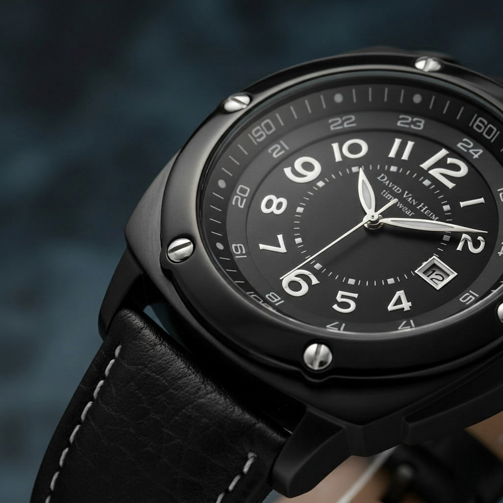 David Van Heim luxury watch — architectural timepiece detail Geneva
