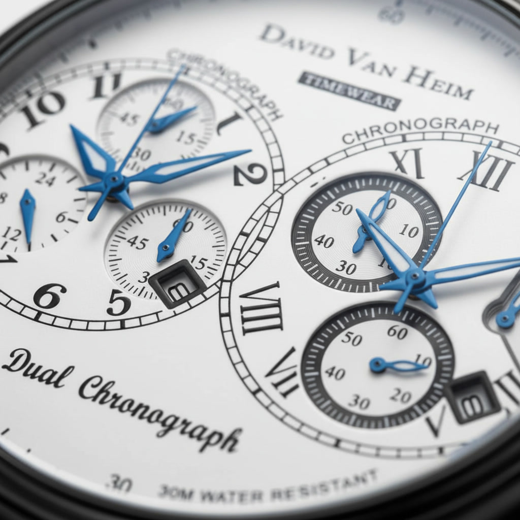 David Van Heim luxury watch — architectural timepiece detail Geneva