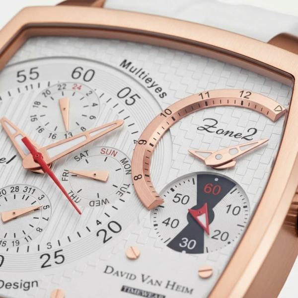 Hollander VH-23 | Swiss Dual Timezone Watch — David Van Heim