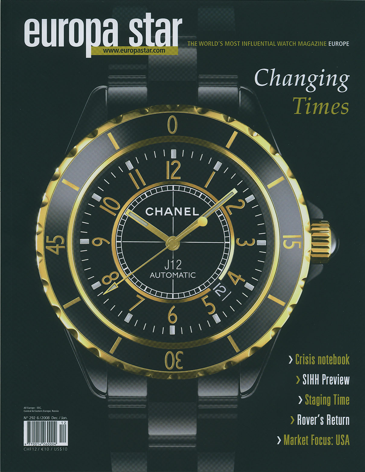 David Van Heim featured in Europa Star — Swiss luxury watch magazine