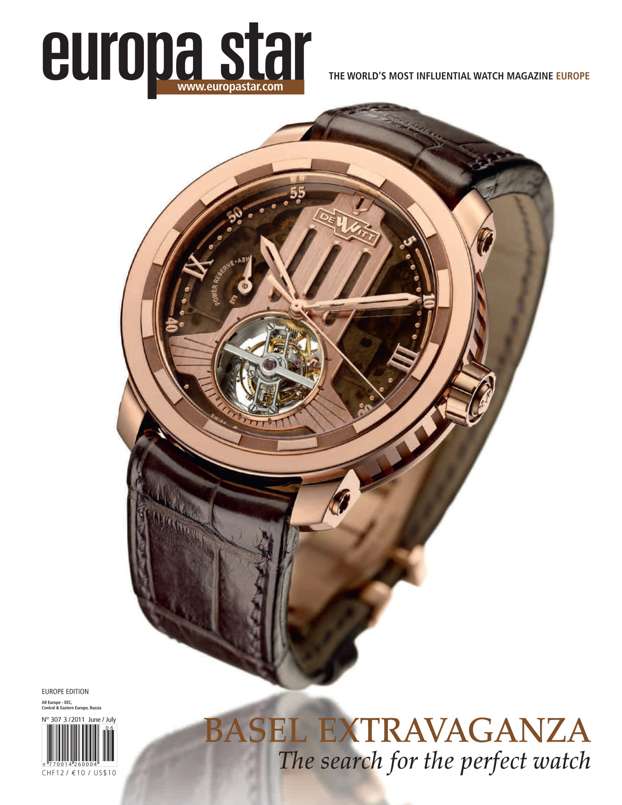 David Van Heim featured in Europa Star — Swiss luxury watch magazine