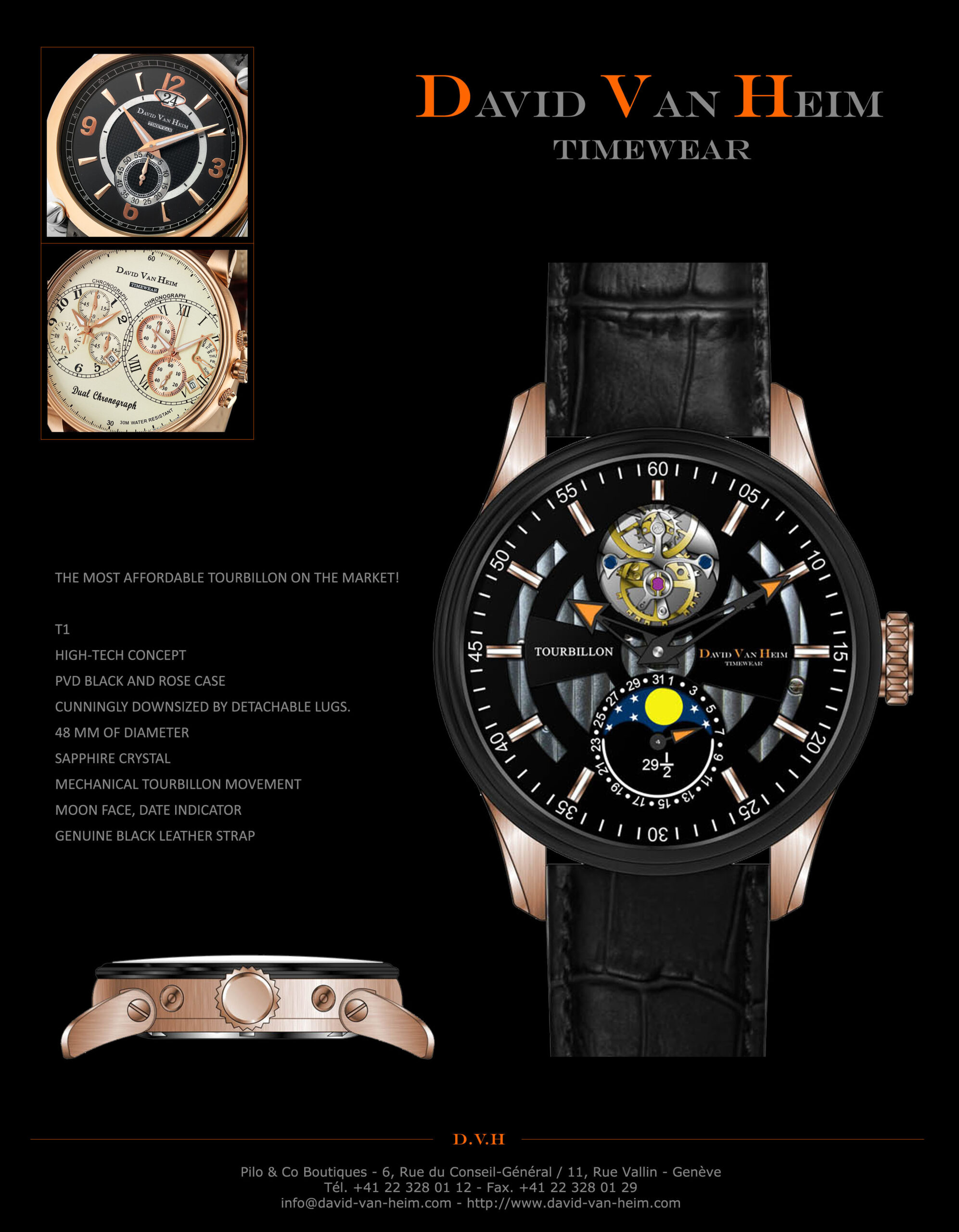 David Van Heim featured in Hors Ligne — luxury watch publication