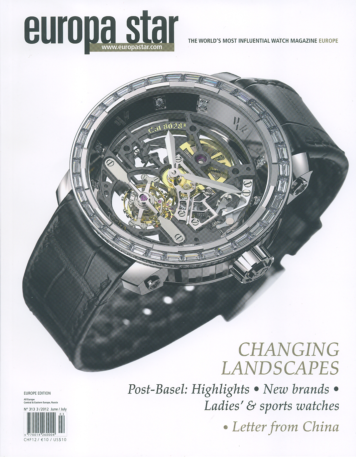 David Van Heim featured in Europa Star — Swiss luxury watch magazine