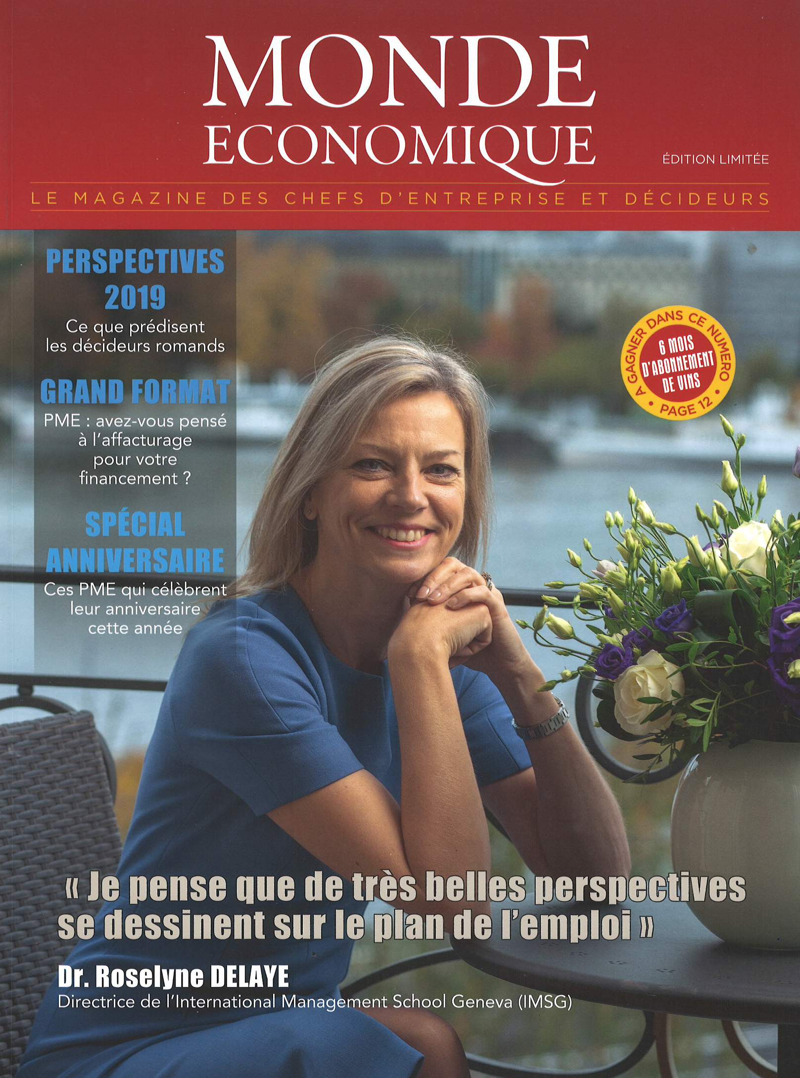 David Van Heim featured in Le Monde Économique — Swiss business press