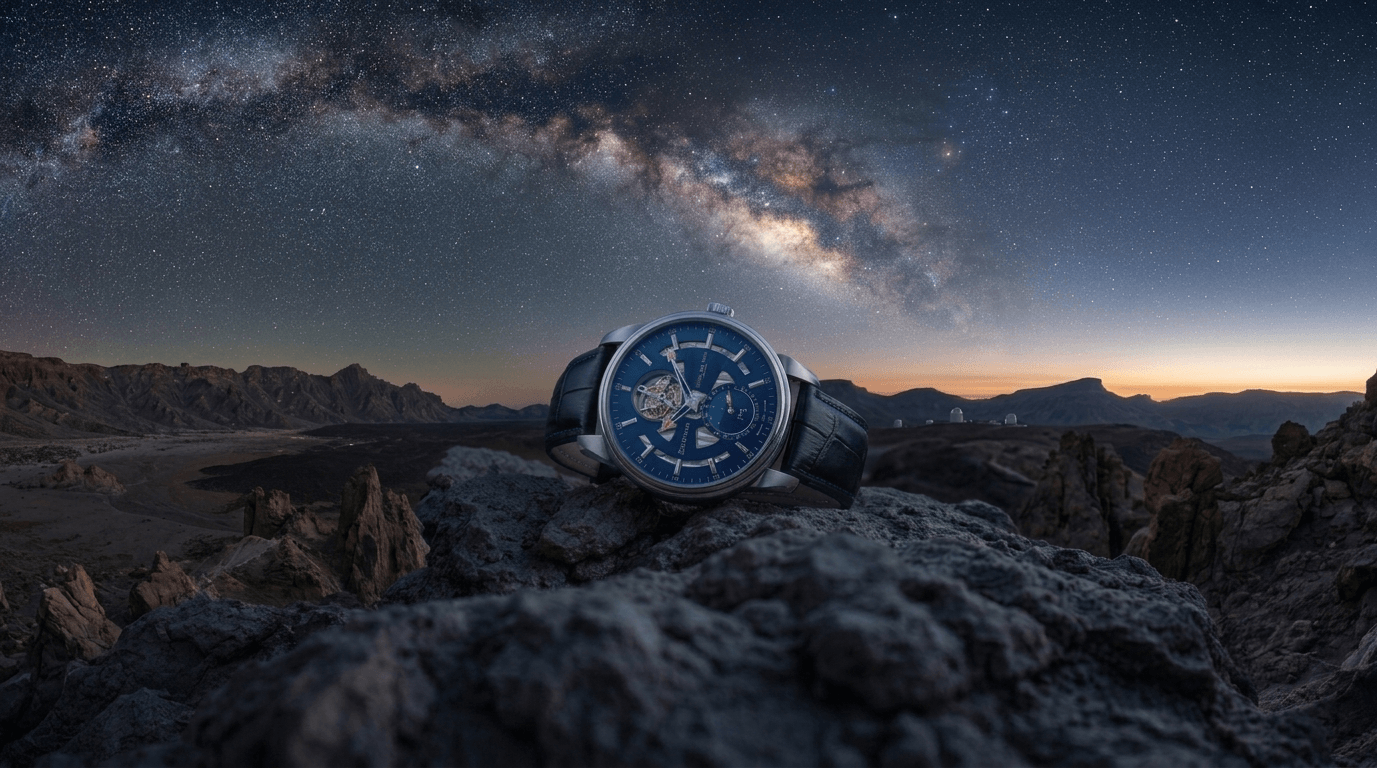 David Van Heim Timewear — Luxury watch lifestyle image Geneva